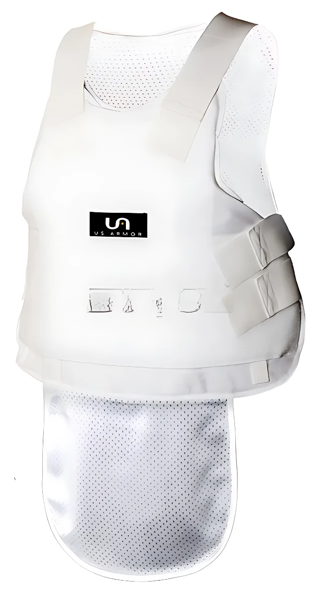 Бронежилет прихованого носіння U.S.ARMOR Enforcer Classic Regular M/F Large (52-54) White 2-й клас (уц)