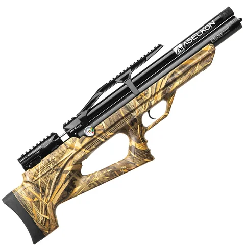 Пневматична PCP гвинтівка Aselkon MX10-S Camo Max 5 кал. 4.5