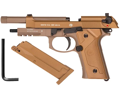 Пневматичний пістолет Umarex Beretta Mod. M9A3 FM  Blowback кал.4,5мм (з затвор. затримкою) — фото 3