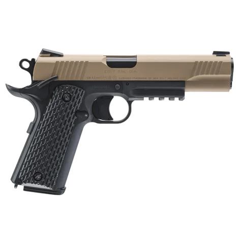 Пневматичний пістолет Umarex Colt M45 CQBP BLACK Blowback кал.4,5мм