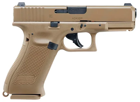 Пневматичний пістолет Umarex Glock 19X TAN Blowback кал.4,5мм (з затворною затримкою) — фото 3