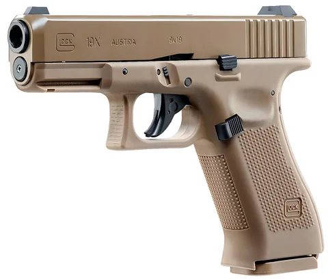 Пневматичний пістолет Umarex Glock 19X TAN Blowback кал.4,5мм (з затворною затримкою) — фото 5
