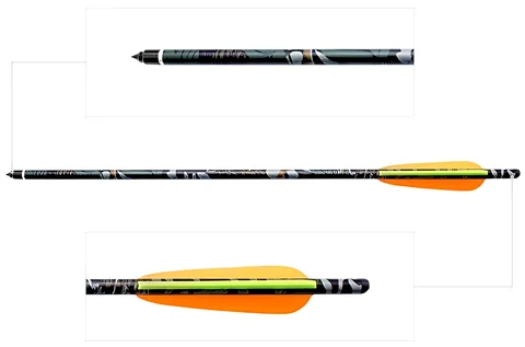 Cтріла (болт) алюмінієва до арбалету Ek Archery 20" — фото 2