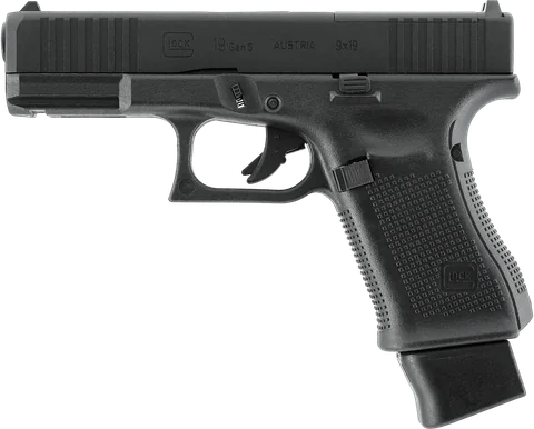 Пневматичний пістолет Umarex Glock 19  Gen5 MOS BLK кал.4,5мм — фото 3