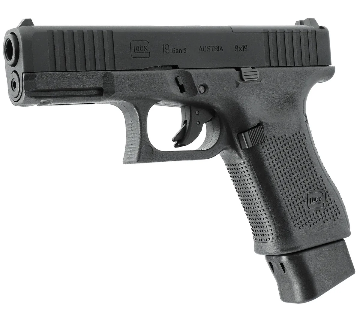 Пневматичний пістолет Umarex Glock 19  Gen5 MOS BLK кал.4,5мм