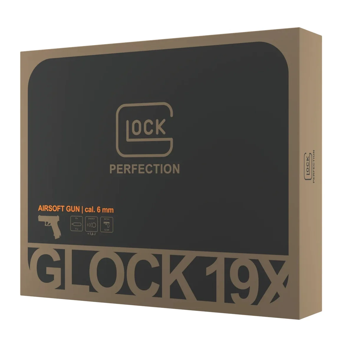 Пневматичний страйкбольний пістолет Umarex Glock 19X  кал. 6мм. CO2