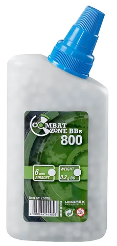 Кульки для страйкболу Umarex Combat Zone BB 0,2гр. кал.6мм. 800шт.