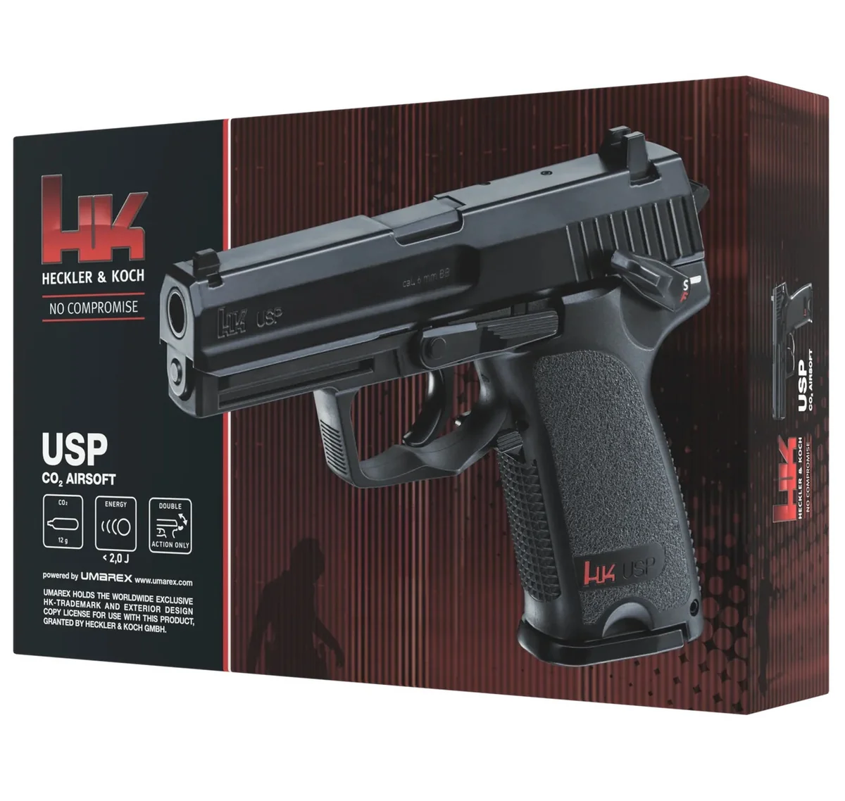 Пневматичний страйкбольний пістолет Umarex Heckler & Koch USP кал. 6мм.