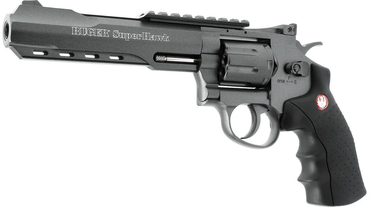 Пневматичний страйкбольний револьвер Umarex Ruger Super Hawk 6" кал. 6мм. CO2