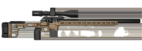 Пневматическая редукторная винтовка FX Airgun Impact M4 STD Black .177 кал photo 3