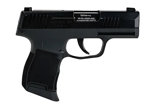 Пістолет сигнальний Aksa Arms AK21 CC-01 cal.9 PAK (Sig Sauer P365) Black — фото 2