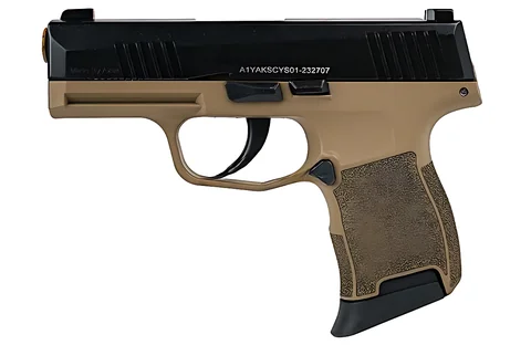 Пістолет сигнальний Aksa Arms AK21 CC-03 cal.9 PAK (Sig Sauer P365) Tan/Black