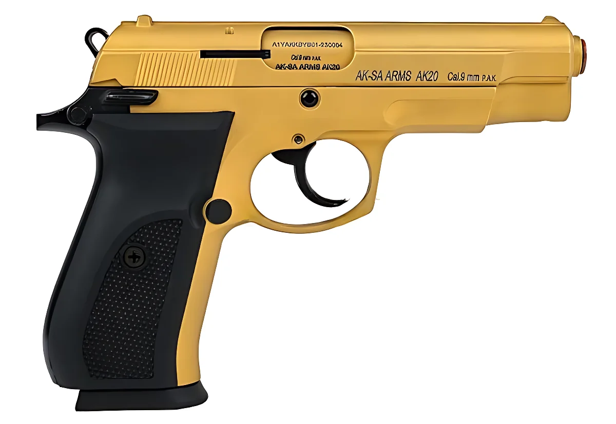 Пістолет сигнальний Aksa Arms AK20 CC-07 cal.9 PAK (CZ) Gold