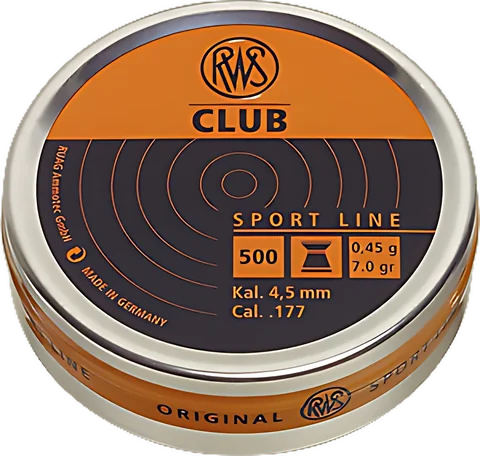 Кульки RWS Club 0,45 гр.500 шт кал.4,5 мм