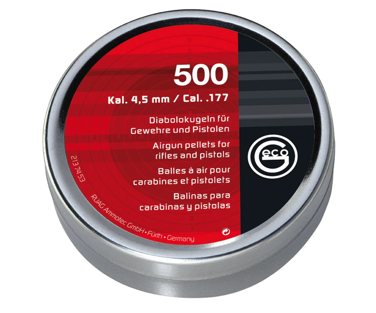 Кульки RWS GECO Diabolo 0,45 гр.500 шт кал.4,5 мм