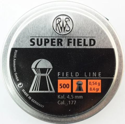 Кульки RWS SuperField 0,54 гр.500 шт кал.4,5 мм