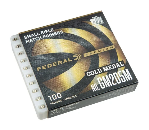 Капсюль Federal GOLD MEDAL Samll Rifle Match 100шт/50уп (223Rem, 308Palma)