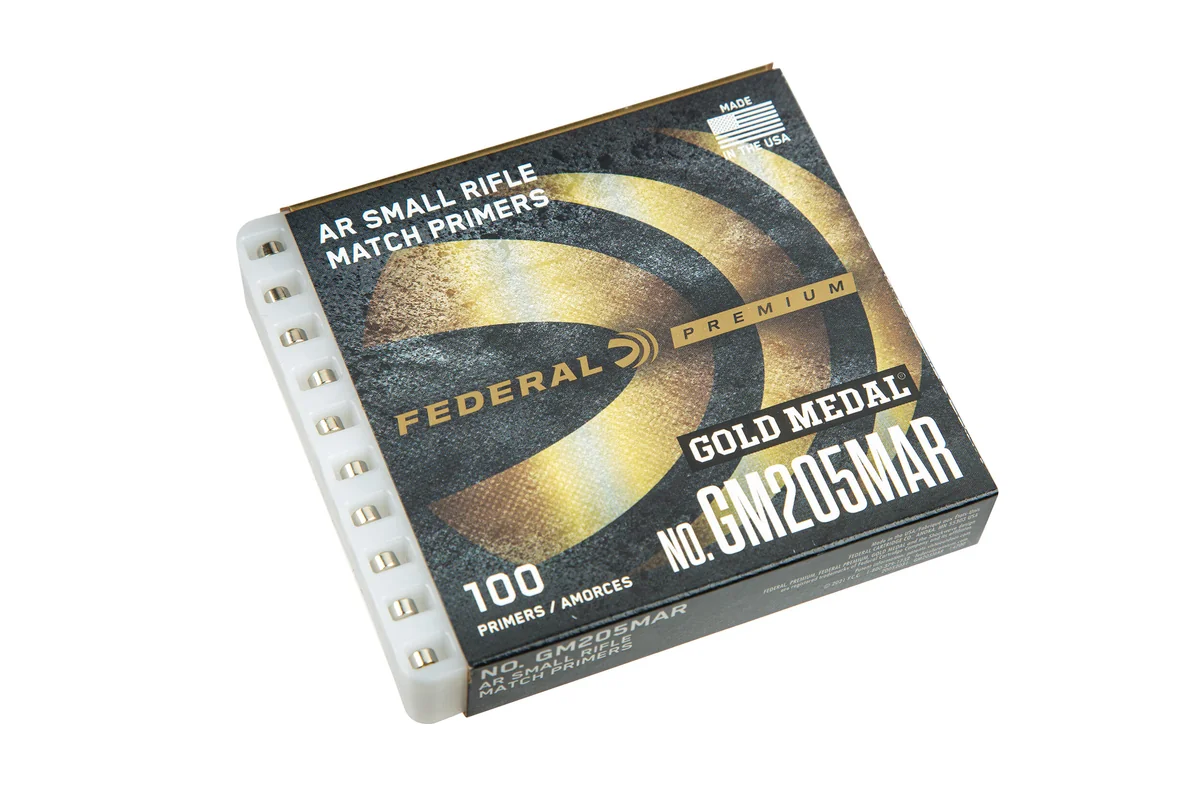 Капсюль Federal GOLD MEDAL AR Match 100шт/50уп (223Rem)