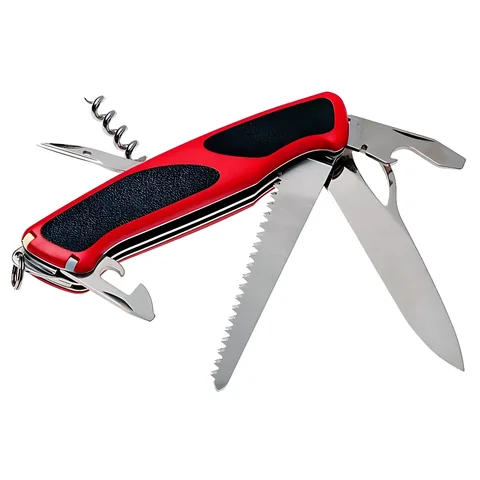 Ніж Victorinox Delemont, "RangerGrip 79", 130 мм, червоний / чорний — фото 5