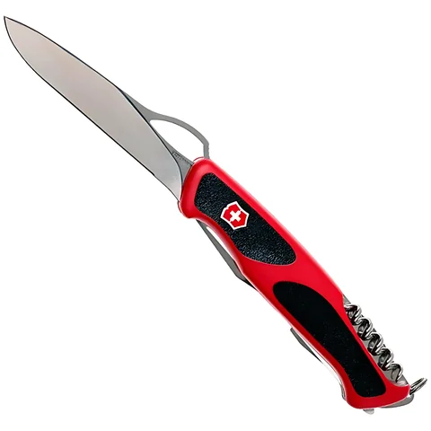 Ніж Victorinox Delemont, "RangerGrip 79", 130 мм, червоний / чорний — фото 6