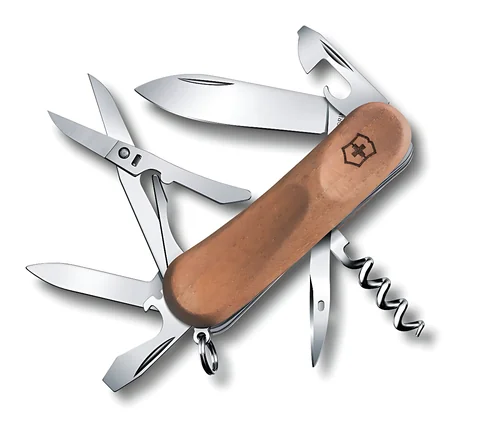 Ніж Victorinox Delemont, "EvoWood 14", 85 мм, EvoWood, горіх