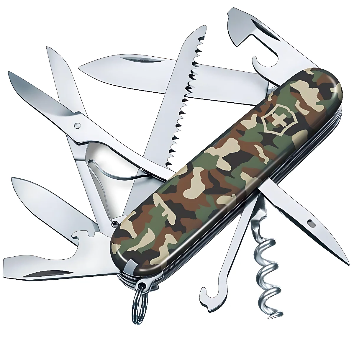 Ніж Victorinox Swiss Army Huntsman червоний
