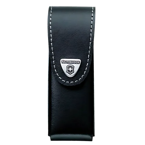 Чохол Victorinox поясний чорний шкіряний (111 мм, 2-4 шари) — фото 2