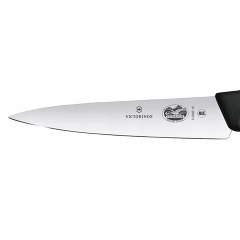 Ніж кухонний обробний Victorinox Fibrox 15 см, чорний