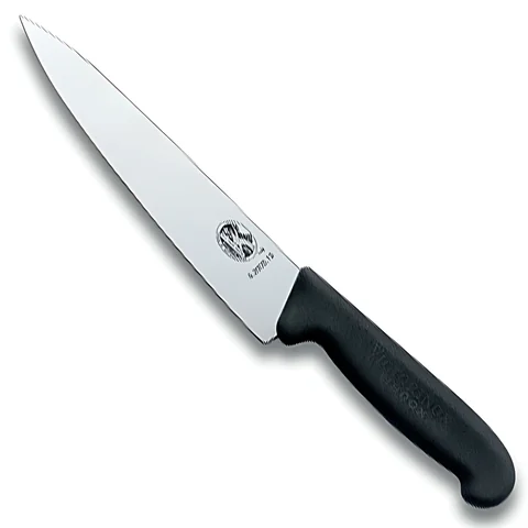 Ніж кухонний Victorinox   Fibrox 19 см, черный — фото 2