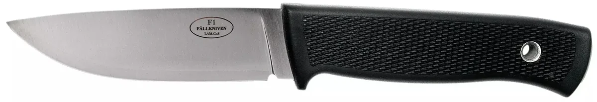 Ніж Fallkniven "F1 Pilot Survival black", шкіряні піхви, сталь Lam. VG-10