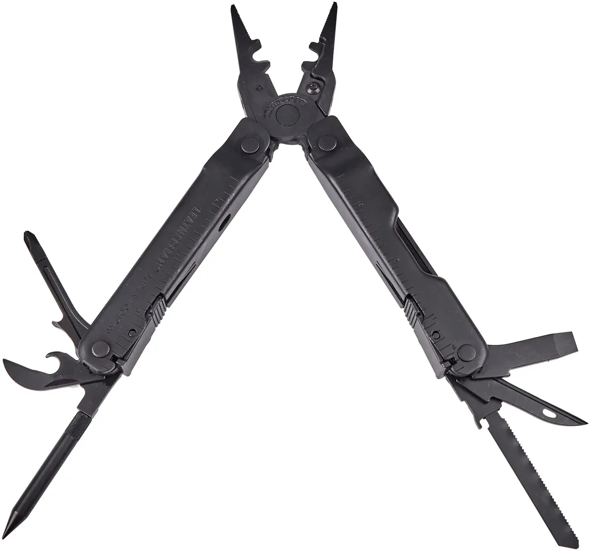 Мультиінструмент Leatherman Super Tool 300 EOD Black, нейлоновий чохол Molle (чорний)