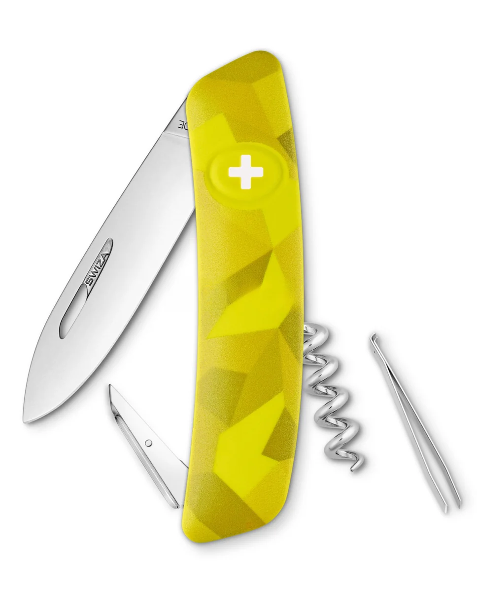 Ніж Swiza C01, moss urban, 6 ф., штопор