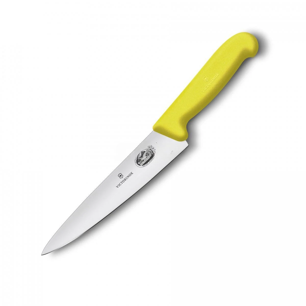 Ніж кухонний обробний Victorinox Fibrox 19 см, жовтий
