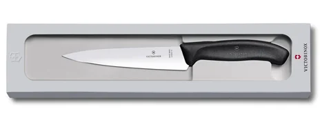 Ніж кухонний обробний Victorinox SwissClassic 15 cм, чорний в подар.уп.