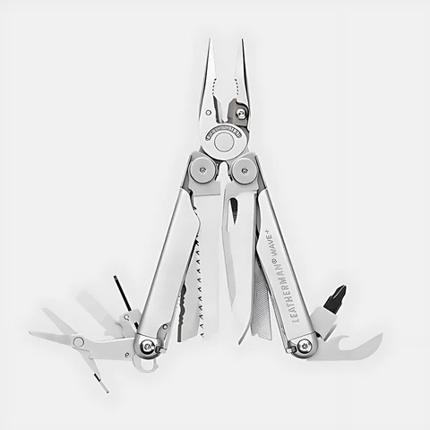Мультиінструмент LEATHERMAN WAVE PLUS, BLACK & SILVER