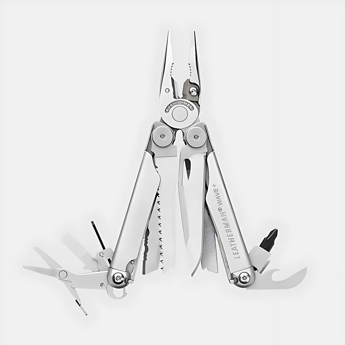 Мультиінструмент LEATHERMAN WAVE PLUS, BLACK & SILVER