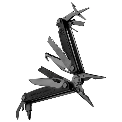 Мультиінструмент Leatherman Charge Plus Black, чохол нейлоновий Molle, метричні біти — фото 8
