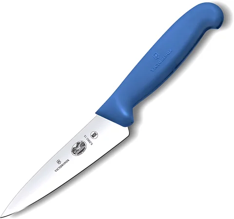 Ніж кухонний обробний Victorinox Fibrox 15 см, синій