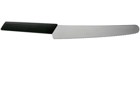Ніж кухонний для хліба Victorinox Swiss Modern 22 cм, чорний, блістер