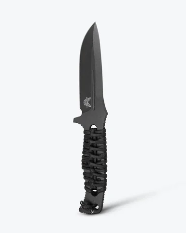 Ніж Benchmade"Sibert Adamas", фікс, паракорд, чорний