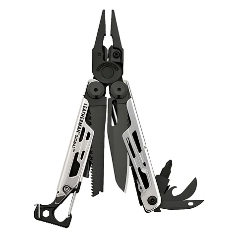 Мультиінструмент Leatherman Signal Black & Silver, нейлоновий чохол — фото 2