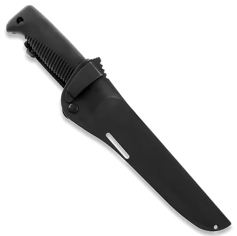 Ніж Peltonen M95, покриття PTFE Teflon, чорний, чорний композитний чохол photo 3