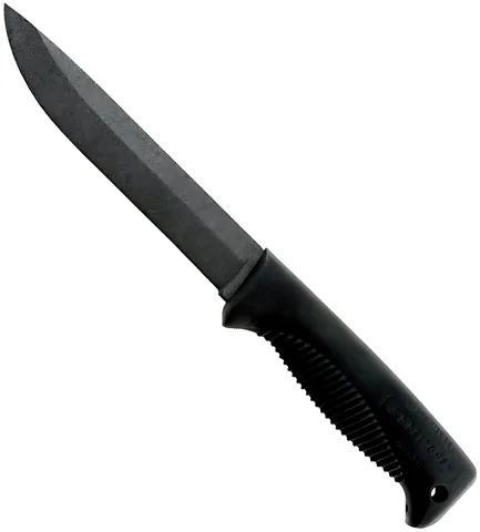Ніж Peltonen M95, покриття PTFE Teflon, чорний, чорний композитний чохол