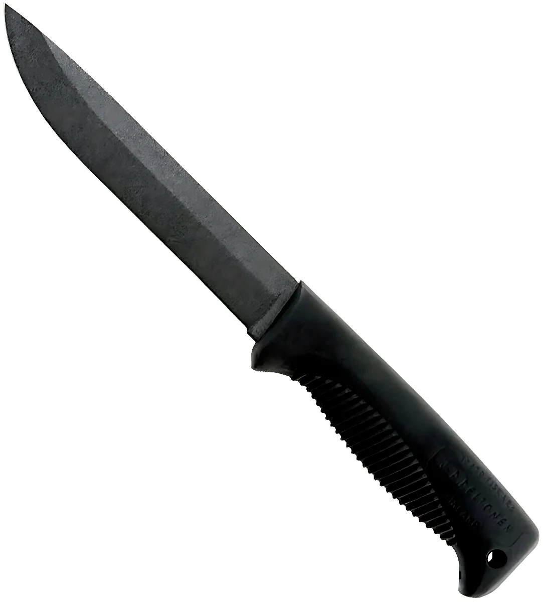 Ніж Peltonen M95, покриття PTFE Teflon, чорний, чорний композитний чохол