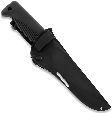 Ніж Peltonen M07, покриття cerakote black, чорний, чорний композитний чохол photo 3