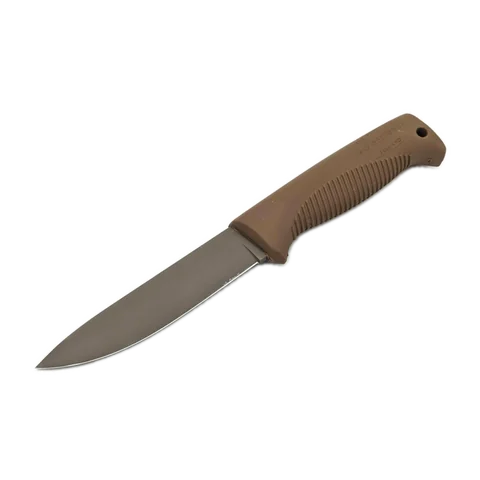 Ніж Peltonen M07, покриття cerakote FDE, coyote, coyote композитний чохол