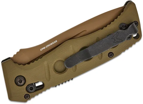 Ніж Benchmade "Sibert Mini Auto Adamas", олива — фото 5