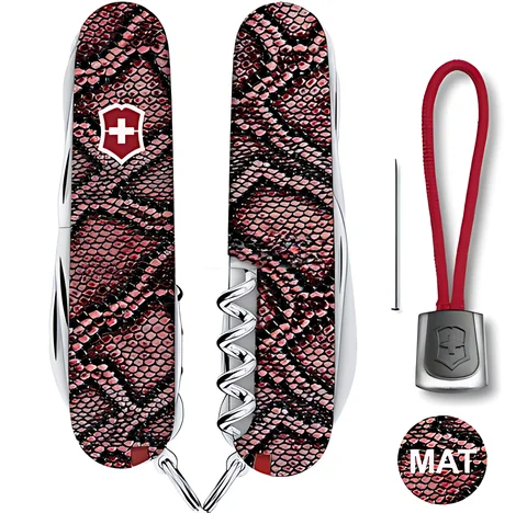 Ніж Victorinox Swiss Army Huntsman Design Принт Шкіра пітона photo 2
