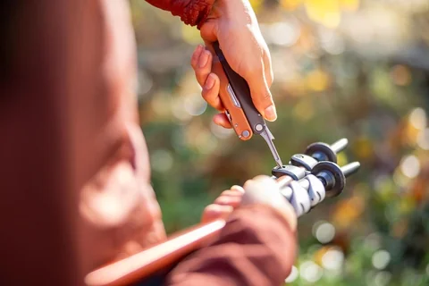 Мультиінструмент Leatherman Rebar Burnt Sienna, нейлоновий чохол