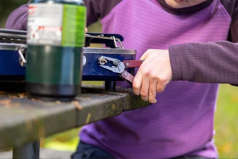 Мультиінструмент Leatherman Rebar Heathered Cranberry — фото 4